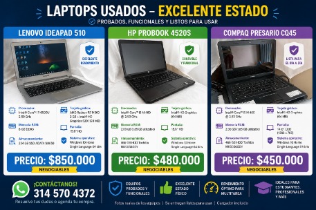 Vendo portatiles